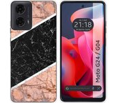 Funda Silicona Motorola Moto G04 / G24 Mármol 07