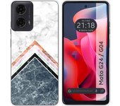 Funda Silicona Motorola Moto G04 / G24 Mármol 05