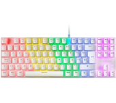 Teclado Mecanico Mk80 Anti-dust Blue Frgb Blanco