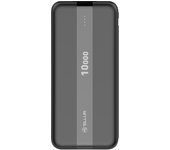 PBC103 10000mAh Power Bank, 2xUSB+Type-C+MicroUSB, negro