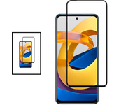 Kit 2 Película de vidrio templado 5D Cubierta completa para Xiaomi Redmi 10 Prime 2022