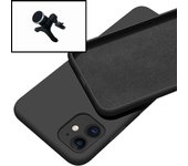 Kit de soporte magnético de automóvil fortalecido + cubierta de silicona líquida