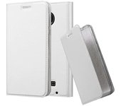 Funda Libro para Motorola MOTO Z PLAY en CLASSY PLATEADO - Cubierta Proteccion con Cierre Magnetico, Tarjetero y Funcion de Suporte - Etui Case Cover Carcasa