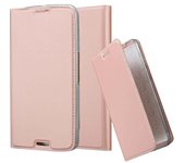 Funda Libro para Motorola NEXUS 6 en CLASSY ORO ROSA - Cubierta Proteccion con Cierre Magnetico, Tarjetero y Funcion de Suporte - Etui Case Cover Carcasa