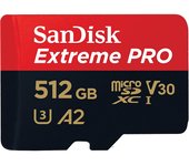SanDisk Extreme Pro memoria flash 512 GB MicroSDXC UHS-I Clase 10