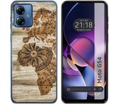 Funda Silicona Motorola Moto G54 5G Madera 07