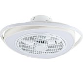 Ventilador de techo GENEVA blanco, 5 aspas, 70W LED 3000-6500K, Al 23xP.53,5cm