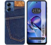 Funda Silicona Motorola Moto G14 Vaquero