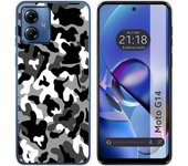 Funda Silicona Motorola Moto G14 Snow Camuflaje