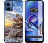 Funda Silicona Motorola Moto G14 Sunset