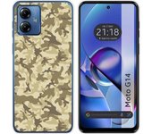 Funda Silicona Motorola Moto G14 Sand Camuflaje