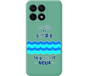 Funda Silicona Verde Honor X8a Agua