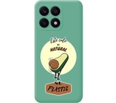 Funda Silicona Verde Honor X8a Culo Natural
