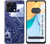 Funda Silicona Zte Blade V50 Vita 4G Circuito