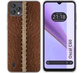 Funda Silicona Blackview Oscal C60 Cuero 01