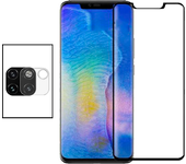 Película de Camara trasera + Vidrio templado 5D Cubierta completa curvada para Huawei Mate 20 Pro