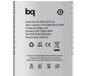 Bateria Aquaris 5 (2200 mAh). De desmontaje