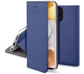 Funda para Samsung A42 5G, Azul Oscura - Flip Cover Smart Magnética con Soporte y Cartera para Tarje