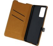 Funda Vivo V21 Polipiel Dorso rígido Soporte de vídeo BigBen Negro