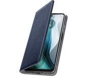 Funda para Motorola Moto E14 Tarjetero Soporte Solapa Magnética Azul oscuro
