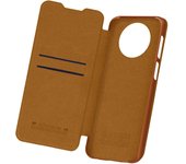 Funda Xiaomi Redmi Note 9T 5G de Piel Monedero Qin – Marrón