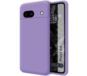 Funda Silicona Líquida Ultra Suave Google Pixel 8a 5G Morada