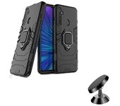 Kit de soporte magnético de automóvil + 3x1 Cubierta de defensor militar