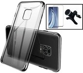 Kit de vidrio templado de la cubierta completa 5D + cubierta del delgado + soporte magnético de auto