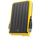 Silicon power external hdd armor a66 2.5 pulgadas pulgadas 4tb usb 3.2 ipx4 yellow