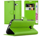 Funda Libro para Samsung Galaxy A3 2017 en VERDE DE MENTA - Cubierta Proteccion con Cierre Magnetico, Tarjetero y Funcion de Suporte - Etui Case Cover Carcasa