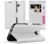 Funda Libro para Samsung Galaxy A3 2017 en BLANCO aRTICO - Cubierta Proteccion con Cierre Magnetico, Tarjetero y Funcion de Suporte - Etui Case Cover Carcasa