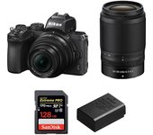 Z50 + 16-50mm + 50-250mm + SanDisk 128GB Extreme Pro UHS-I SDXC 170 MB/s + EN-EL25 + PDF MCZ DIRECT