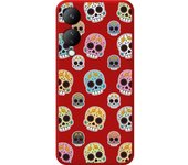 Funda Silicona Roja Vivo Y17s Catrina