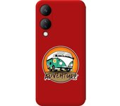 Funda Silicona Roja Vivo Y17s Adventure