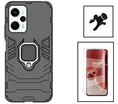 Kit de cubierta completa Hydrogel Frente del frente + Cubierta 3x1 Defensor militar + soporte magnét