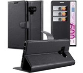 Funda Libro para Samsung Galaxy NOTE 9 en NEGRO FANTASMA - Cubierta Proteccion con Cierre Magnetico, Tarjetero y Funcion de Suporte - Etui Case Cover Carcasa