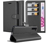 Funda Libro para Samsung Galaxy NOTE 10 en NEGRO FANTASMA - Cubierta Proteccion con Cierre Magnetico, Tarjetero y Funcion de Suporte - Etui Case Cover Carcasa