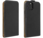 Funda iPhone 12 Pro Max Protector con Tapa Vertical y Tarjetero - Negro