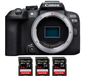 EOS R10 + 3 SanDisk 64GB Extreme PRO UHS-II SDXC 300 MB/s + PDF MCZ DIRECT 20 TÉCNICAS PARA MEJORAR
