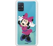 Funda para Galaxy A51 Oficial de Disney Minnie Rosa - Clásicos Disney