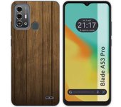 Funda Silicona Zte Blade A53 Pro Madera