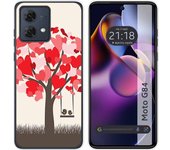 Funda Silicona Motorola Moto G84 5G Pajaritos