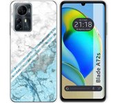 Funda Silicona Zte Blade A72s Mármol 02