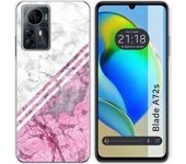 Funda Silicona Zte Blade A72s Mármol 03