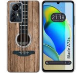 Funda Silicona Zte Blade A72s Madera 11