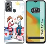 Funda Silicona Zte Blade A53 Pro Café