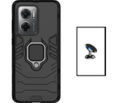 Kit de soporte magnético de automóvil + 3x1 Cubierta de defensor militar