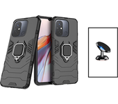 Kit de soporte magnético de automóvil + 3x1 Cubierta de defensor militar