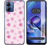 Funda Silicona Motorola Moto G14 Flores