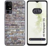 Funda Silicona TCL 40 NXTPAPER 5G Ladrillo 02